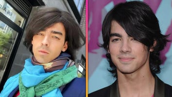 Joe Jonas Brings Back His 'Camp Rock' Flat-Ironed 'Do